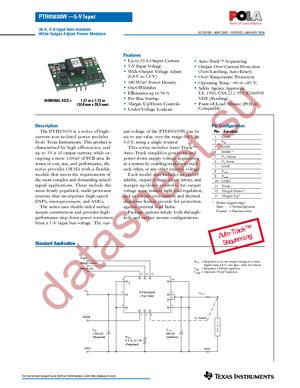 PTH05030WAZT datasheet  